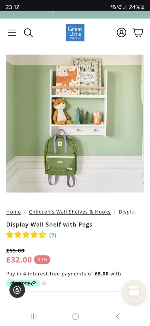 Buy & Sell Hurst Green Dudley - Photos for Display Wall Shelf with Pegs