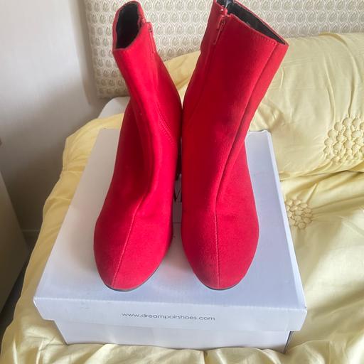 Buy & Sell Corton East Suffolk - Photos for New red suede boots size 6