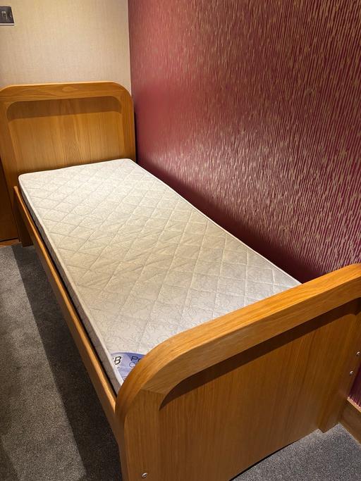 Buy & Sell Pelsall Walsall - Photos for Solid wood single bed with mattress