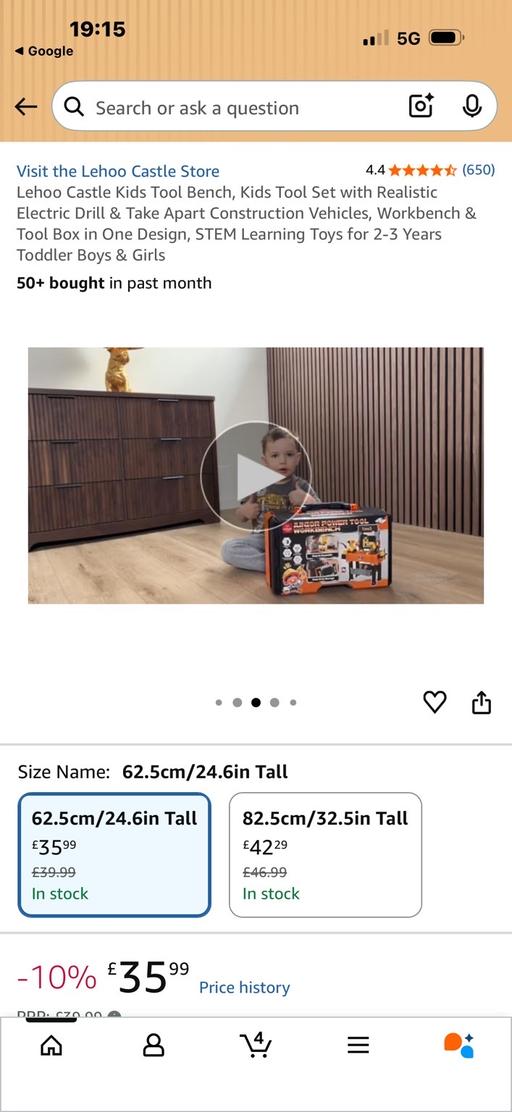 Buy & Sell Wallasey Wirral - Photos for Lehoo Castle kids Tool Bench