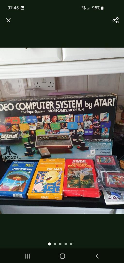 Buy & Sell Upper Gornal Dudley - Photos for vintage Atari woody game console & 7 games