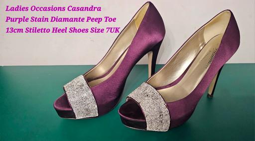 Buy & Sell Heath Hayes Cannock Chase - Photos for Casandra Purple Stain Diamante Size7UK