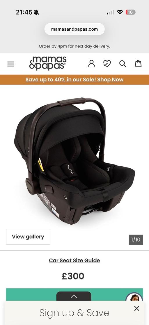 Buy & Sell West Hampstead Camden - Photos for Nuna Pipa Urbn Car Seat