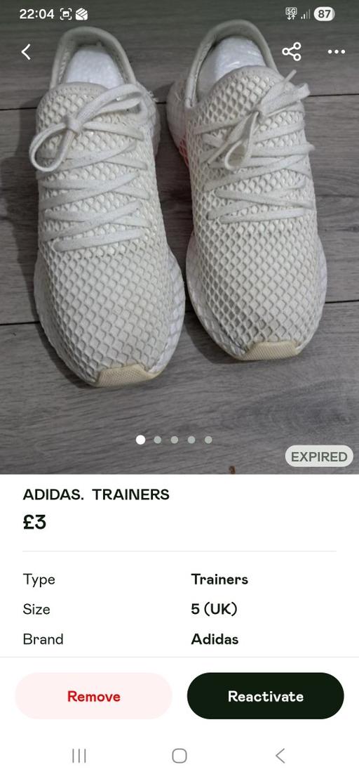 Buy & Sell Hamstead Industrial Estate Birmingham - Photos for WHITE TRAINERS