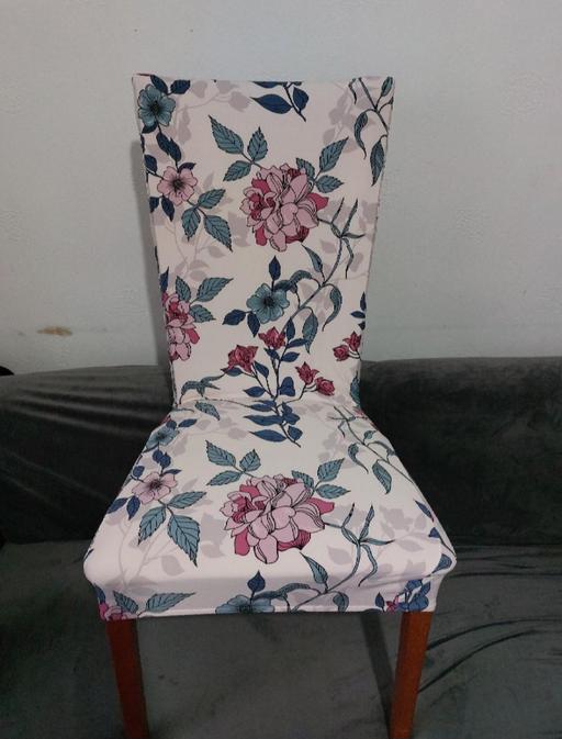 Buy & Sell Tividale Sandwell - Photos for Flowers printed x 6 set of Chairs cover