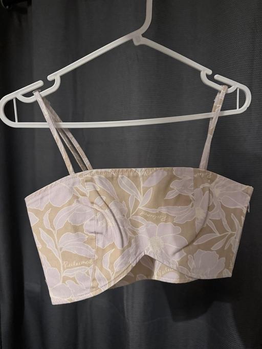 Buy & Sell Maypole Birmingham - Photos for Reclaimed vintage denim floral bralette UK 6