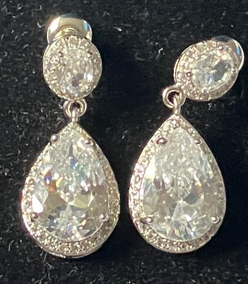 Buy & Sell Yeovil Somerset - Photos for Ladies jewellery C.Z tear drop earrings