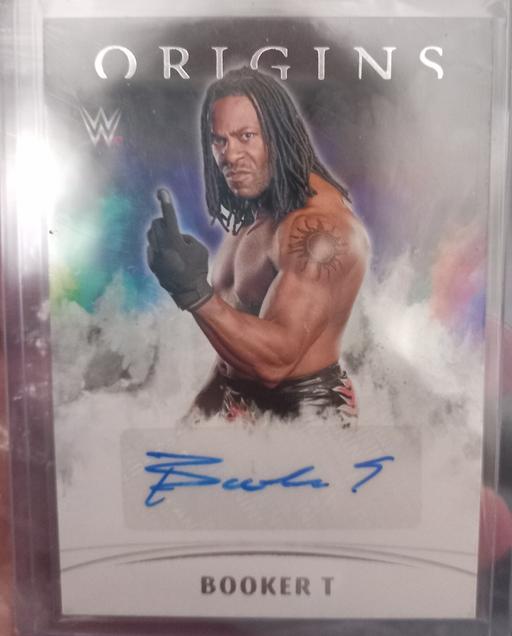 Buy & Sell Thatto Heath Saint Helens - Photos for panini wwe Booker T signed trading card