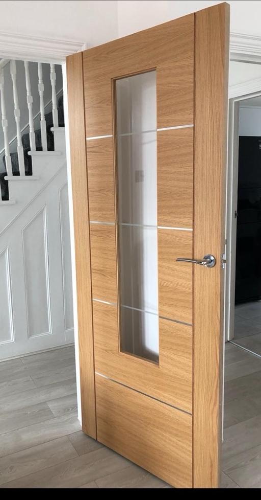 Buy & Sell Ilford Redbridge - Photos for 3 Beautiful glazed oak doors, 30” and 33”