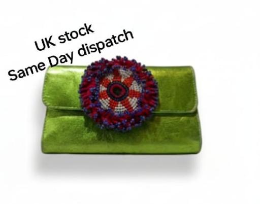 Buy & Sell Wexham Slough - Photos for Kate Spade Women Wallet Green Leather Clutch