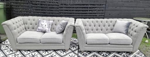 Buy & Sell Wednesfield Wolverhampton - Photos for Grey Chesterfield Style Sofas..2x2