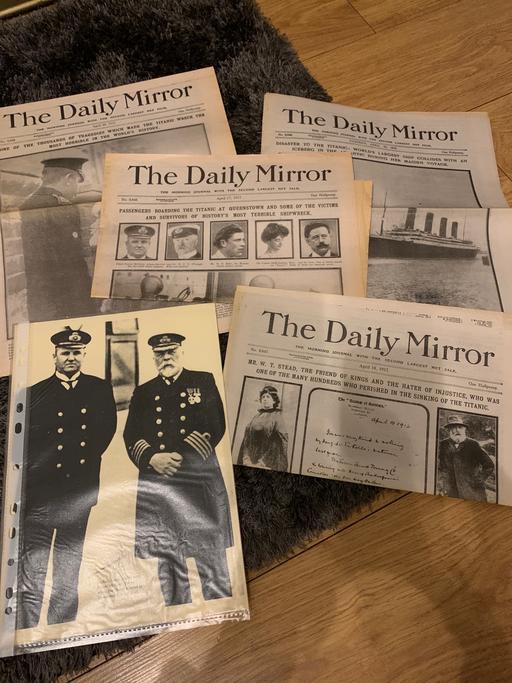Buy & Sell Leamore Walsall - Photos for Commemorative Titanic news paper