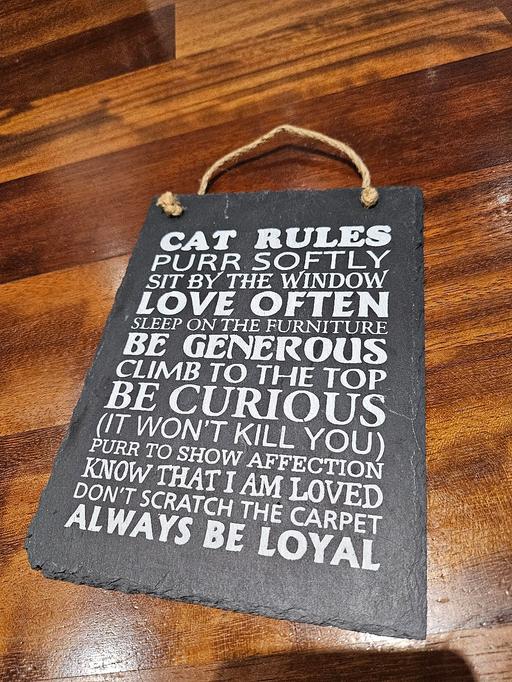 Buy & Sell Bradmore Wolverhampton - Photos for Slate decoration CAT 🐾