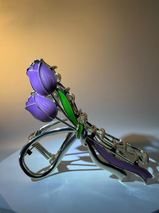 Buy & Sell Cambridge City Centre Cambridge - Photos for Purple gold-plated Tulip hair clip