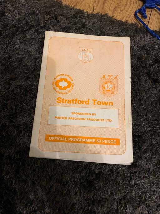 Buy & Sell Birchills Walsall - Photos for Stratford Town football programme