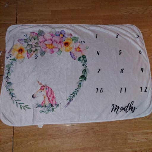 Buy & Sell Ocker Hill Sandwell - Photos for baby blanket milestone blanket unicorn