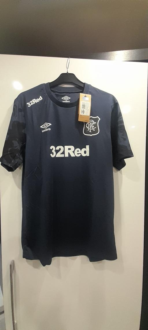 Buy & Sell Bonnybridge Falkirk - Photos for Rangers 3rd pre match short sleeve tee