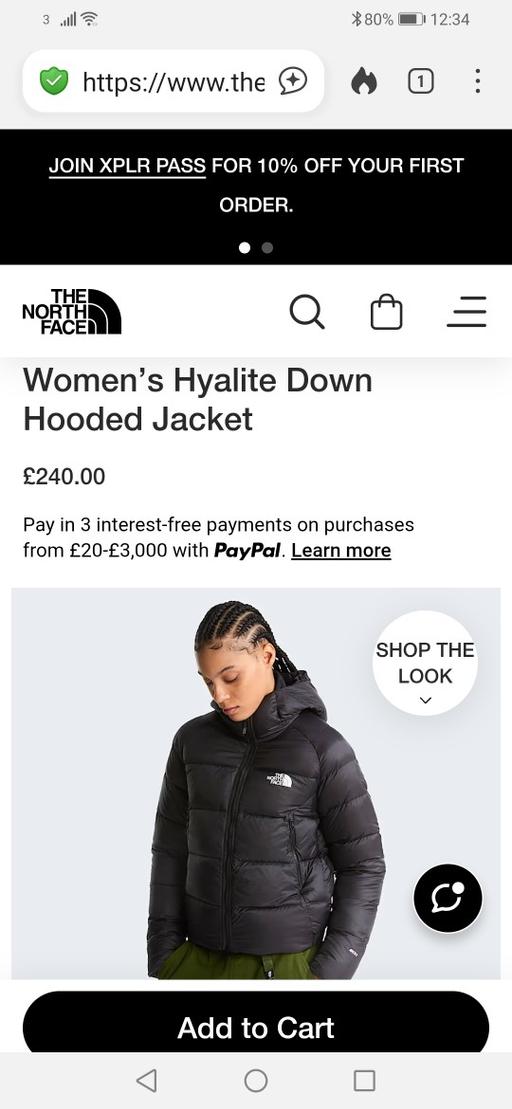 Buy & Sell Heath Town Wolverhampton - Photos for New North Face ladies Down HD jacket