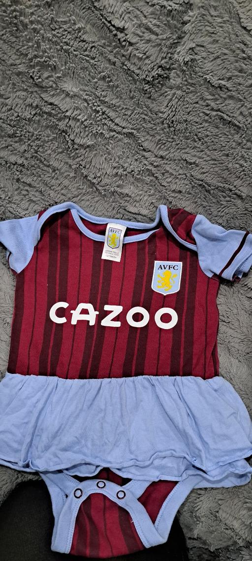 Buy & Sell Sutton Coldfield Birmingham - Photos for Cazoo AVFC Babygrow Age 12-18m