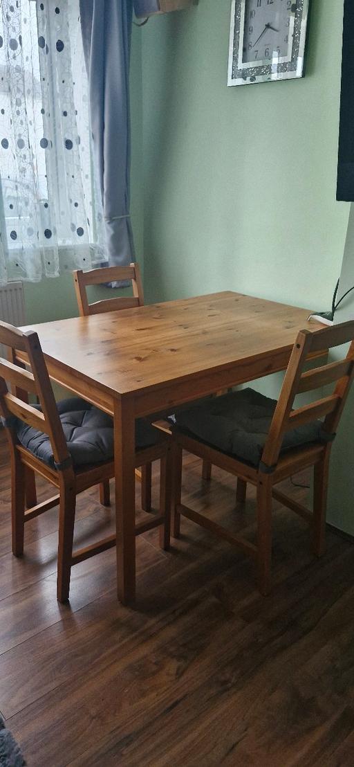 Buy & Sell Becontree East London - Photos for FREE WOODEN TABLE AND 3 CHAIRS