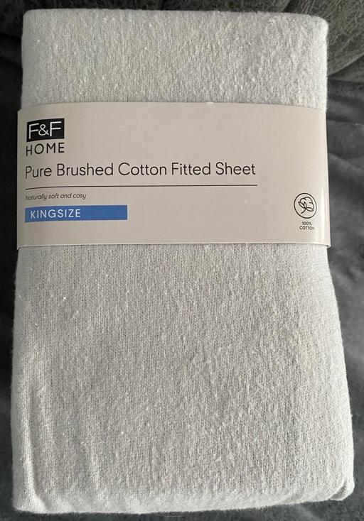 Buy & Sell Camp Hill Birmingham - Photos for Brushed cotton king size fitted sheet