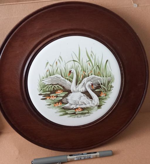 Buy & Sell Thatto Heath Saint Helens - Photos for saddleworth woodturning swans plaque
