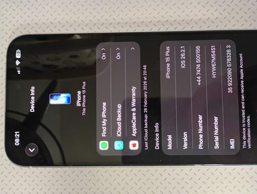 Buy & Sell Peterlee County Durham - Photos for iphone 15 Plus 128gb