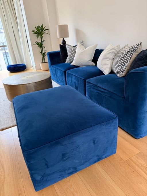 Buy & Sell North Kensington West London - Photos for Navy Blue Sofa