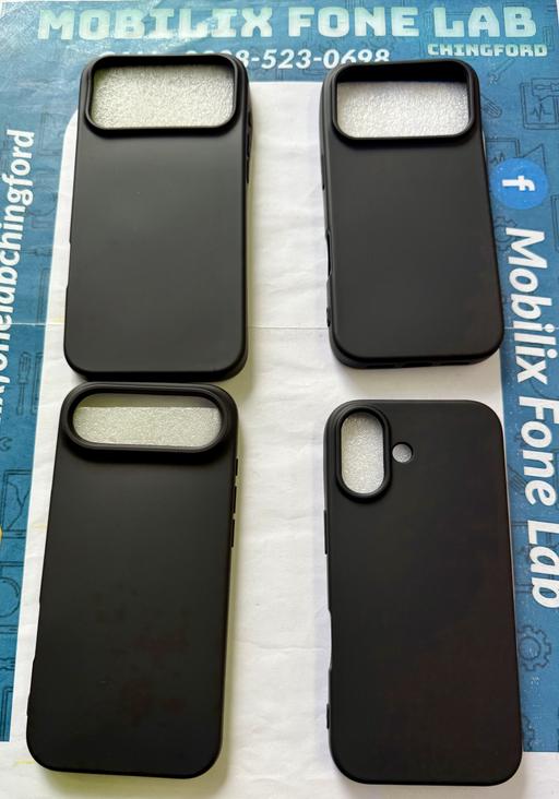 Buy & Sell Highams Park East London - Photos for iPhone 17 Series Black Gel Protective Cases