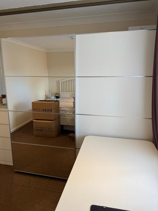 Buy & Sell Millwall East London - Photos for IKEA wardrobe woth sliding doors-200*66*201