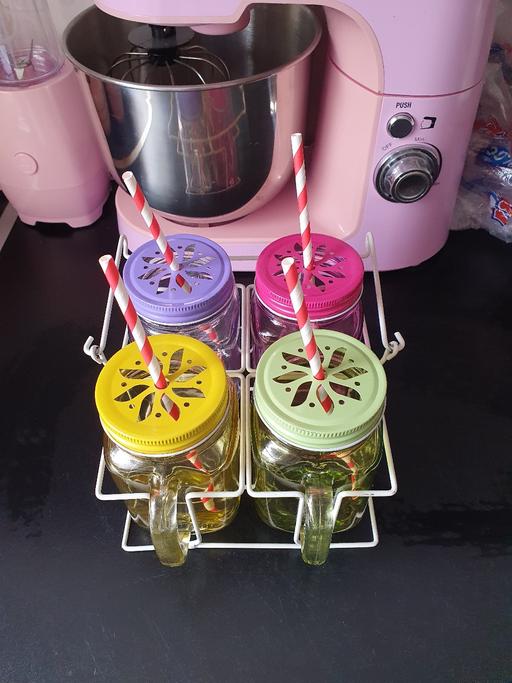 Buy & Sell Upper Gornal Dudley - Photos for drinks jars/glasses in basket