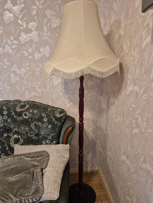 Buy & Sell Castle Vale Birmingham - Photos for floor lamp with fringed lampshade