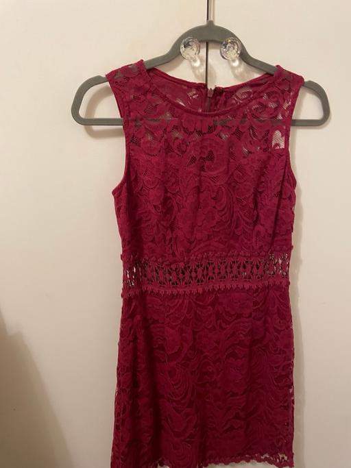 Buy & Sell Colliers Wood South West London - Photos for Marroon lace dress. Size 8