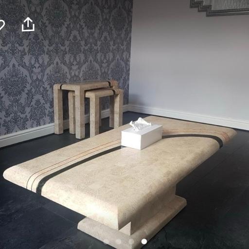 Buy & Sell Longsight Manchester - Photos for 3 piece Marble table set