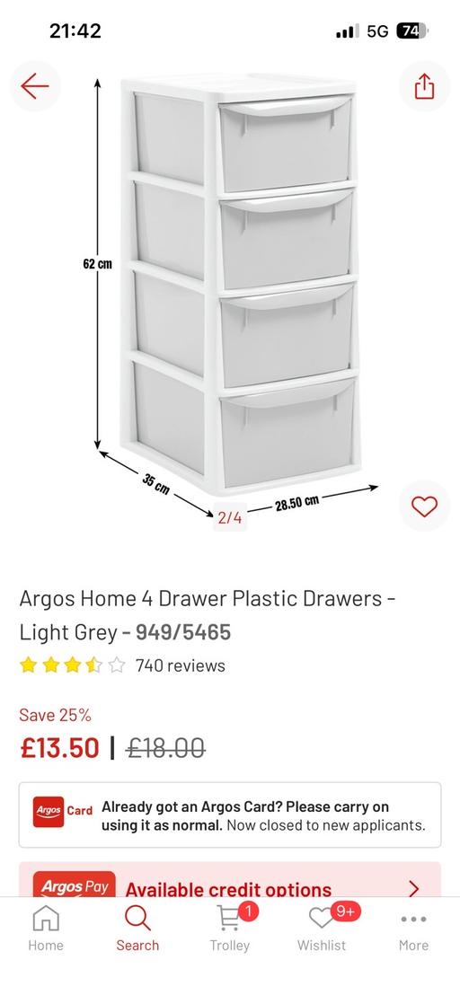 Buy & Sell Stockland Green Birmingham - Photos for Plastic drawers