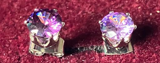 Buy & Sell Yeovil Somerset - Photos for Ladies jewellery silver amethyst studs 1.00ct