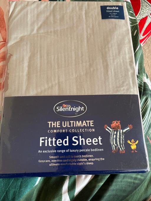 Buy & Sell Minehead Somerset - Photos for Silent Night Double Fitted Sheet
