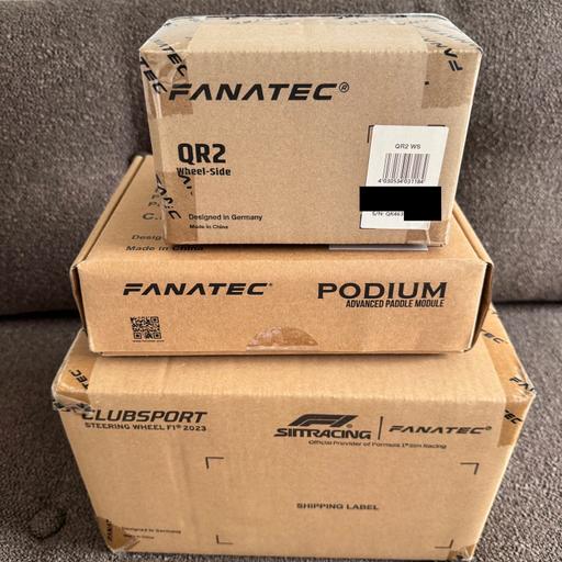 Buy & Sell - Photos for Fanatec Bundle Wheel F1, QR2, Podium Paddles