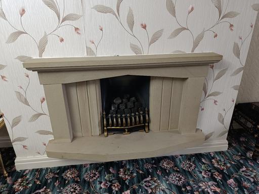 Buy & Sell Farnworth Bolton - Photos for fireplace gas fire with limestone surround