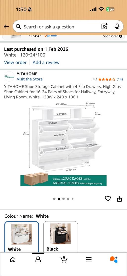 Buy & Sell Edgware Barnet - Photos for Shoe storage cabinet