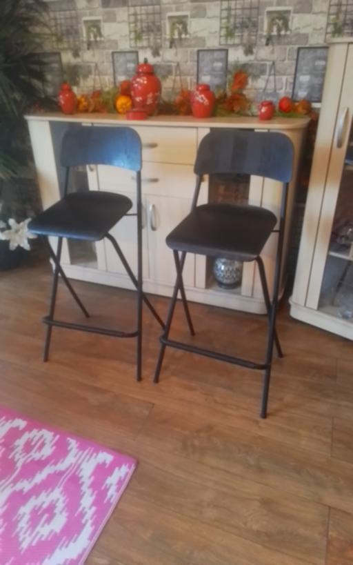 Buy & Sell Swinley Wigan - Photos for FOLDAWAY BAR CHAIRS