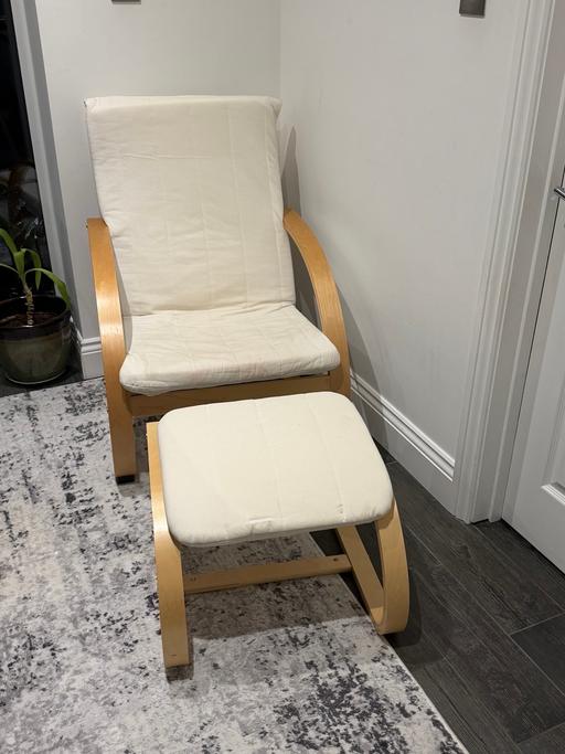 Buy & Sell Harrow North West London - Photos for Chair with stool removable covers
