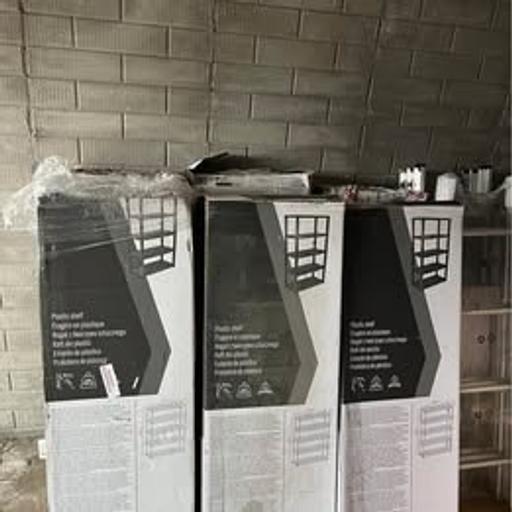 Buy & Sell Darlaston Walsall - Photos for PLASTIC GARAGE SHELVING UNITS BIG JOB LOT X 6