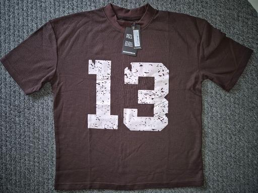 Buy & Sell Essington Wolverhampton - Photos for Oversized Boxy Waffle Print 13 T Shirt. XS