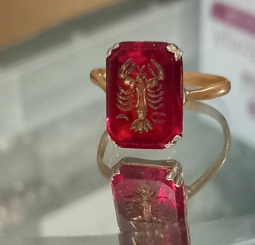 Buy & Sell Thatto Heath Saint Helens - Photos for vintage glass engraved Zodiac ring