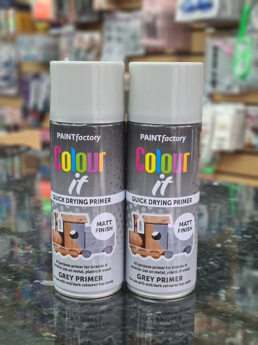 Buy & Sell Yardley Birmingham - Photos for Pack of 2 Grey Primer Spray Multipurpose