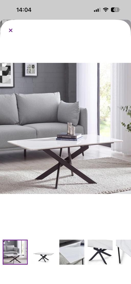 Buy & Sell Birmingham City Centre Birmingham - Photos for Dashiya Cross Legs Coffee Table - Wayfair