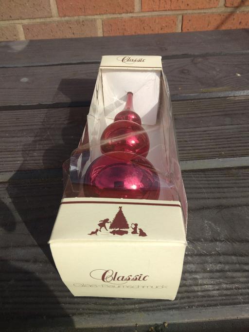 Buy & Sell Cradley Heath Sandwell - Photos for Classic glas Baumschmuck xmas tree topper