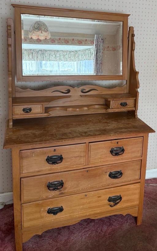 Buy & Sell Wombourne South Staffordshire - Photos for Antique Early Pine Dressing Chest of Drawers
