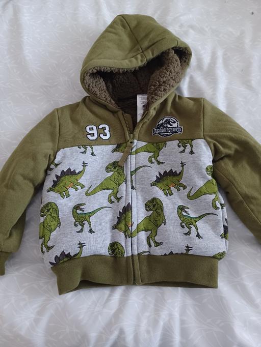 Buy & Sell Eckington North East Derbyshire - Photos for Boys fur lined zip up hooded jacket age 3